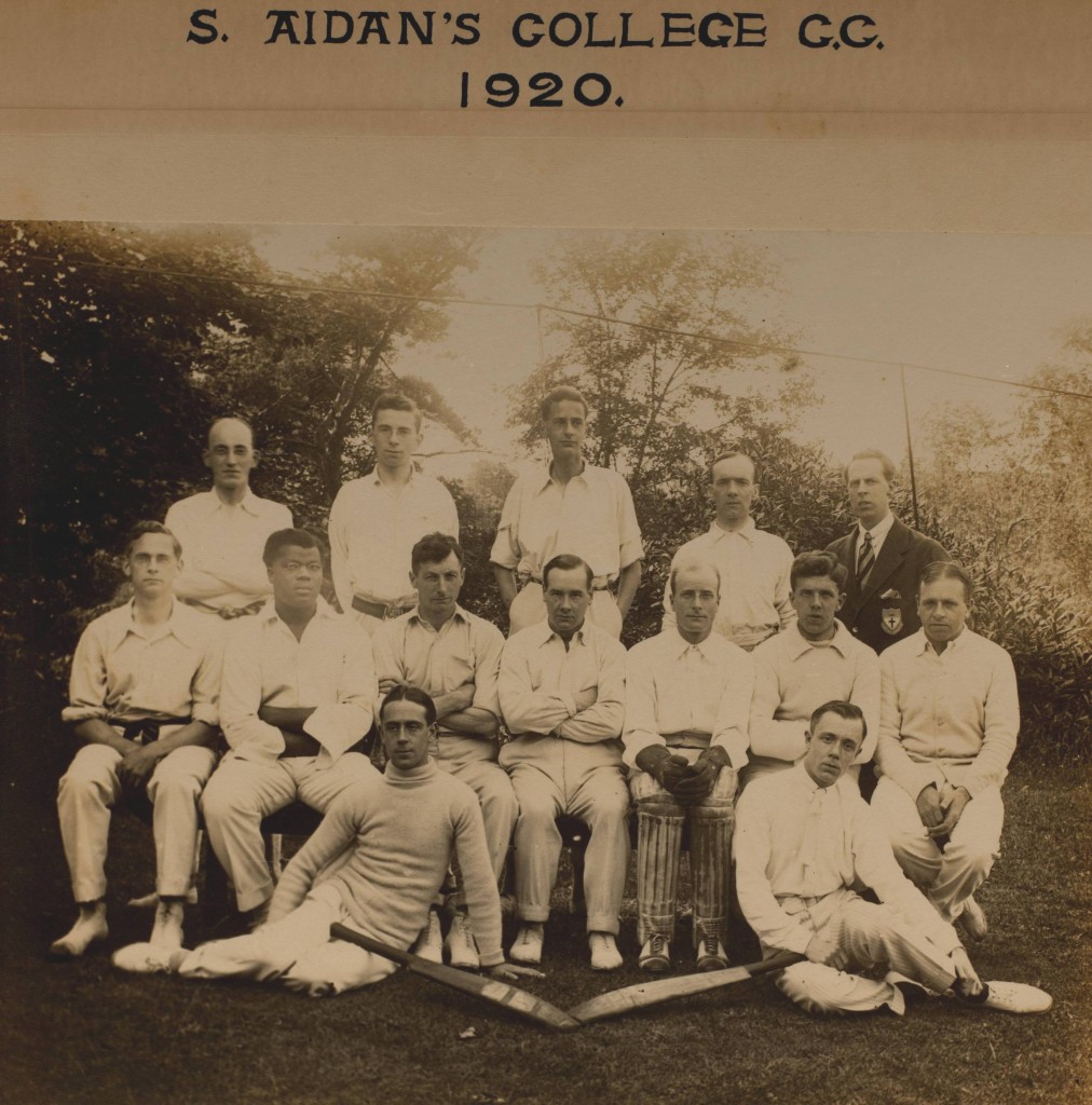 St. Aidan's College cricket team, 1920 (D44/39/2). This theological college based in Birkenhead was affiliated to the University of Liverpool.