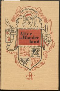 Front cover of the 1967 copy of Alice in Wonderland