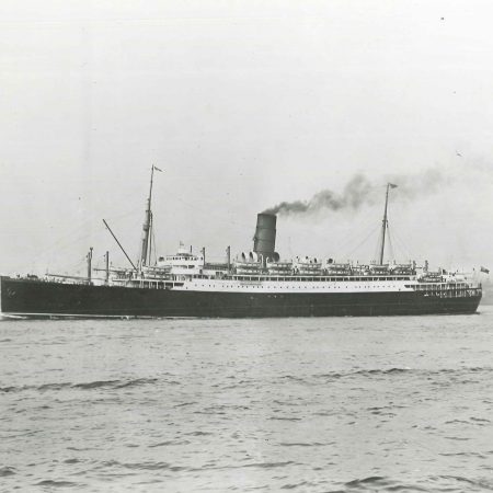 Lancastria at sea