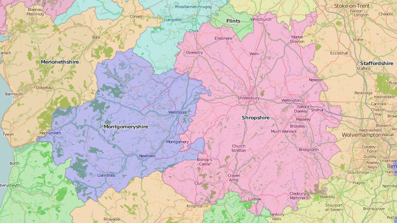 Shropshire Staffordshire Border Map County Lives: S (England) – Shropshire, Somerset, Staffordshire, Suffolk,  Surrey, Sussex – Manuscripts And More