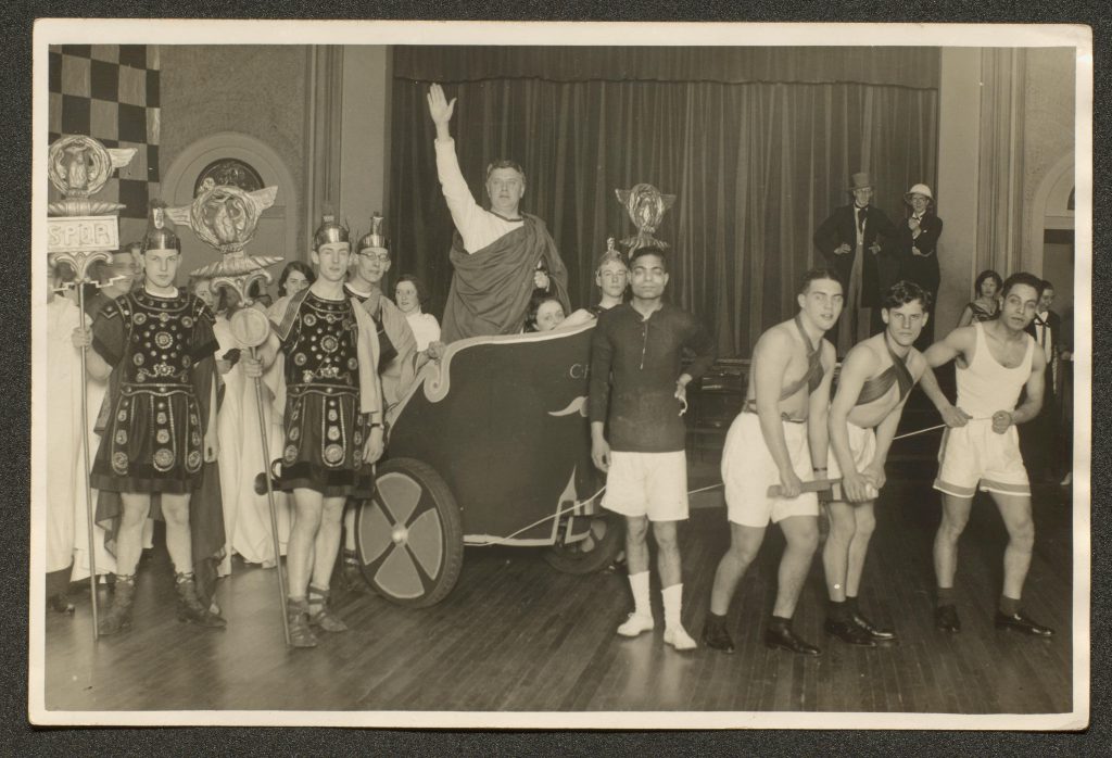 Photograph of Reilly's fancy dress performance