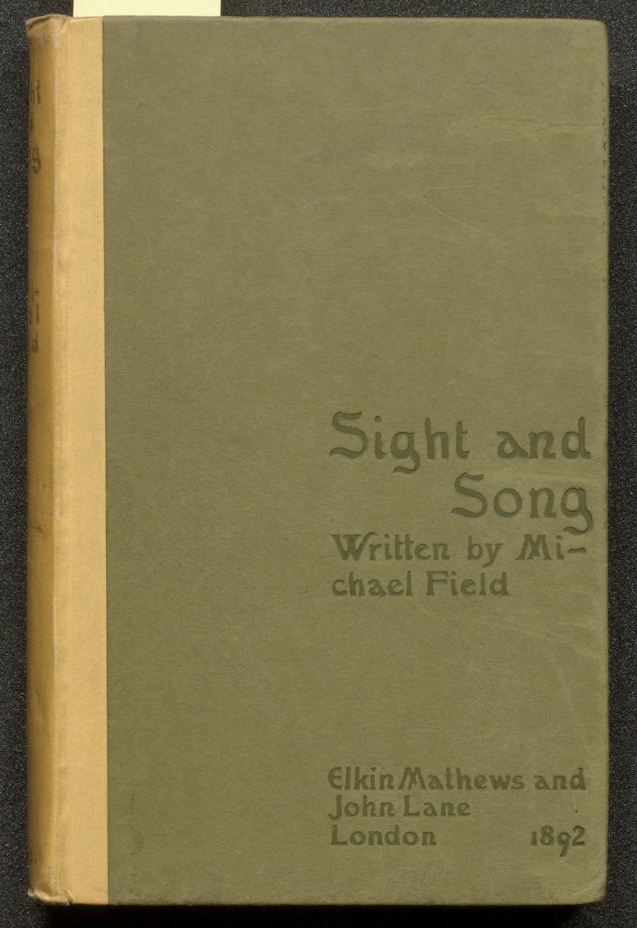 Binding of Siught and Song by Michael Field