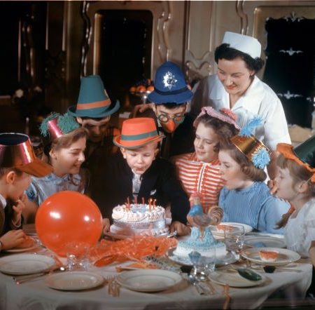 Children's party onboard RMS Queen Mary