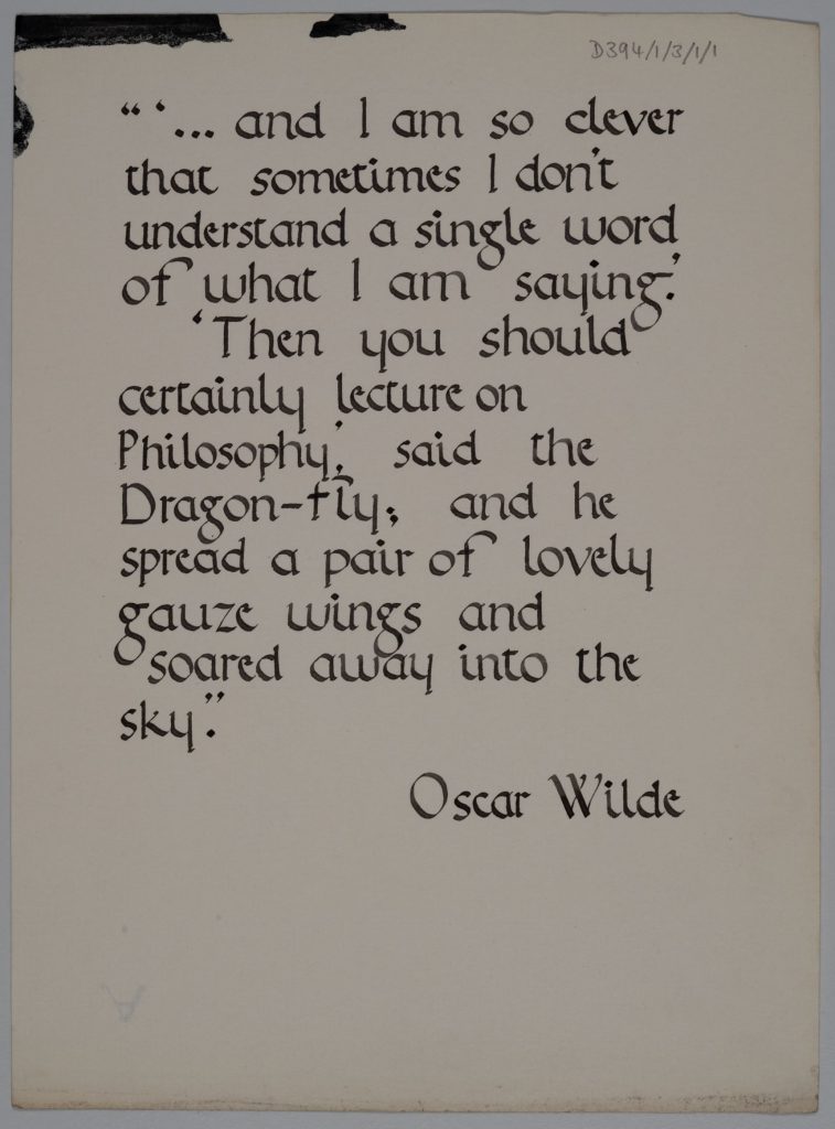 Oscar Wilde poem