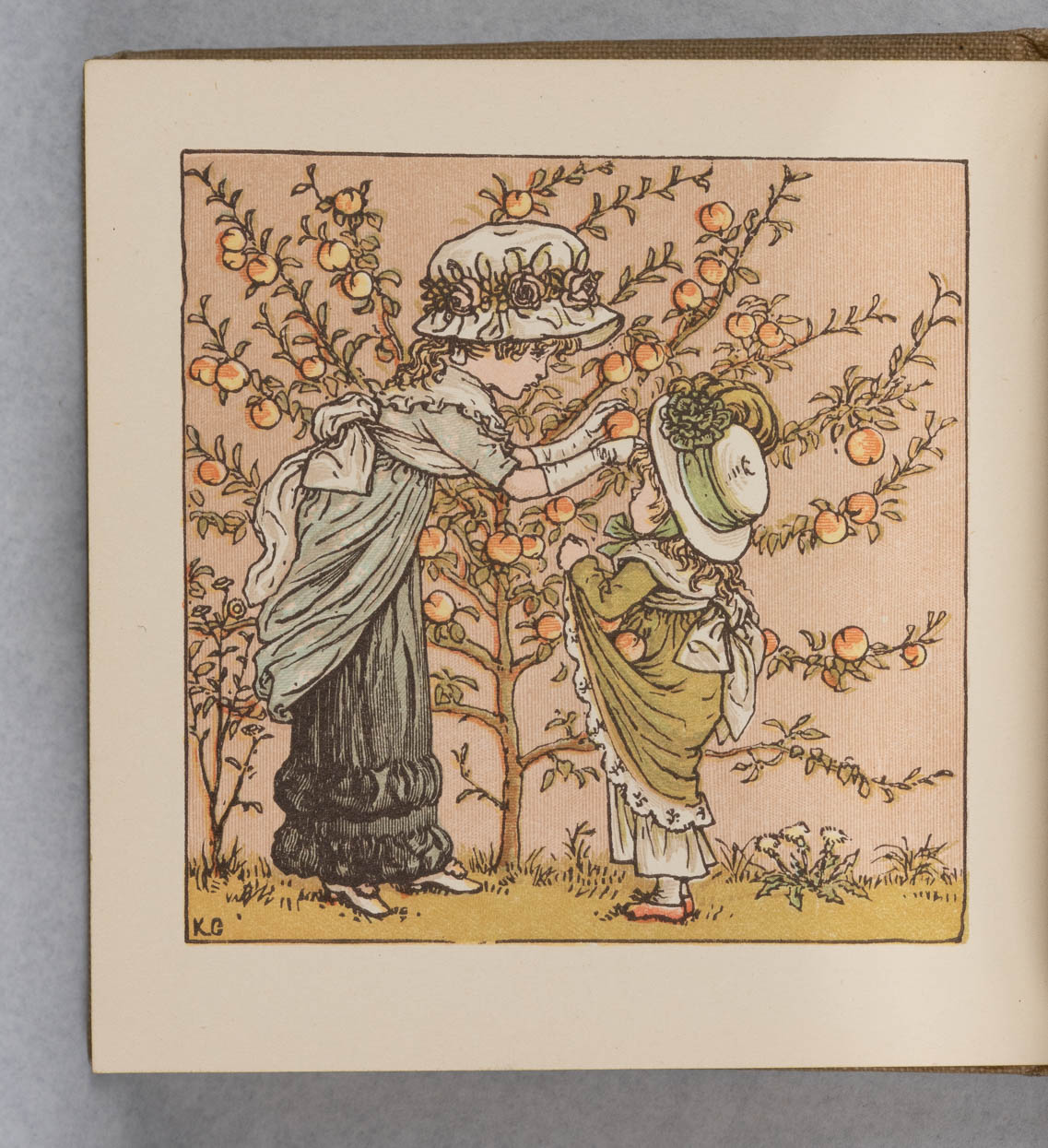 Image from Kate Greenaway birthday book