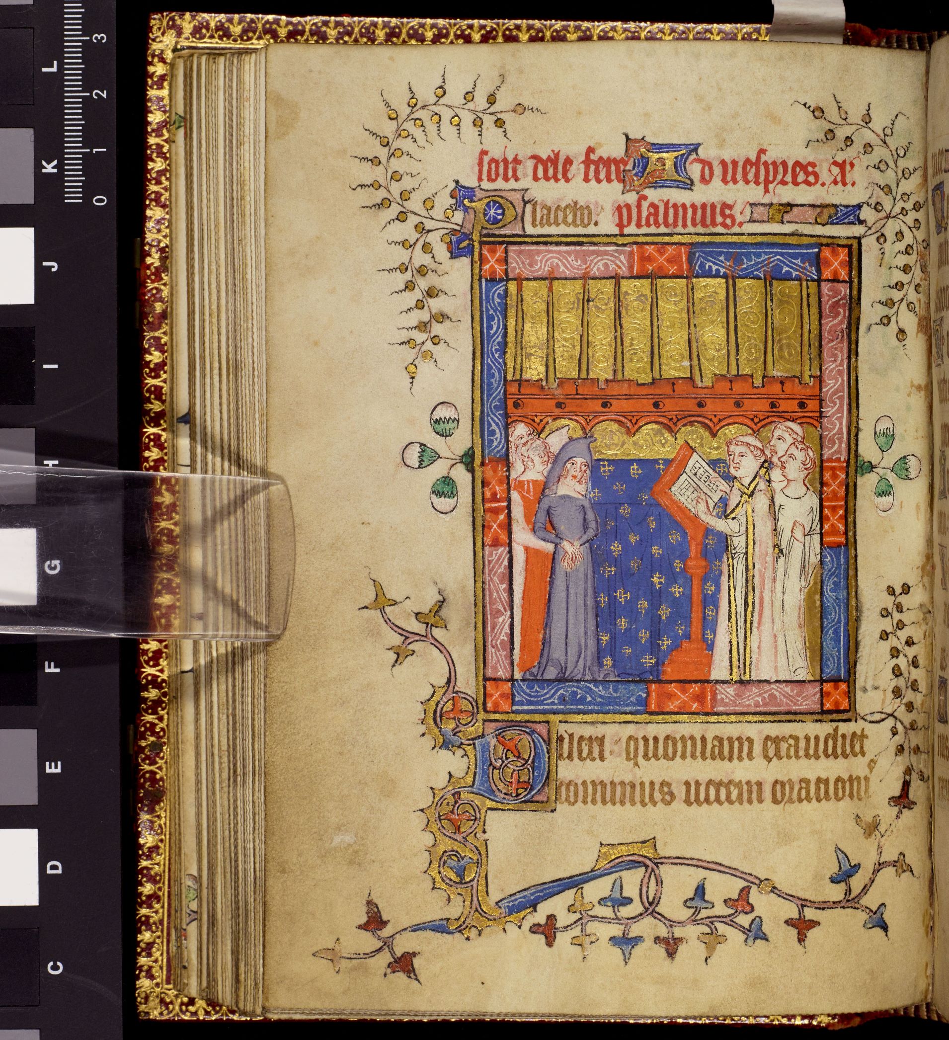 Image of Book of Hours with scale