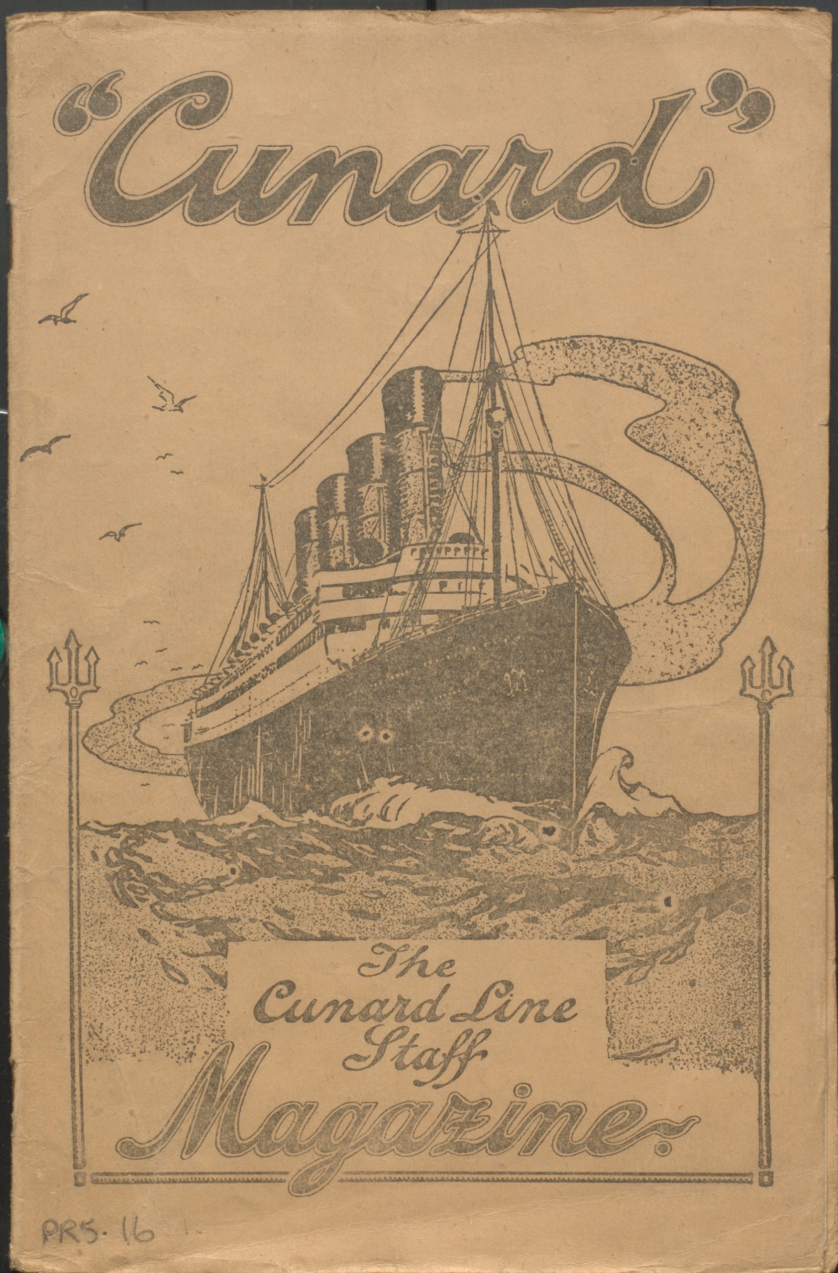 Cunard magazine front cover